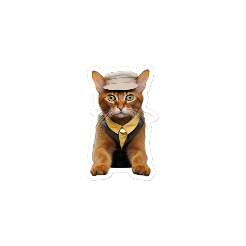 Abyssinian Transit Operator Sticker - Stickerfy.ai