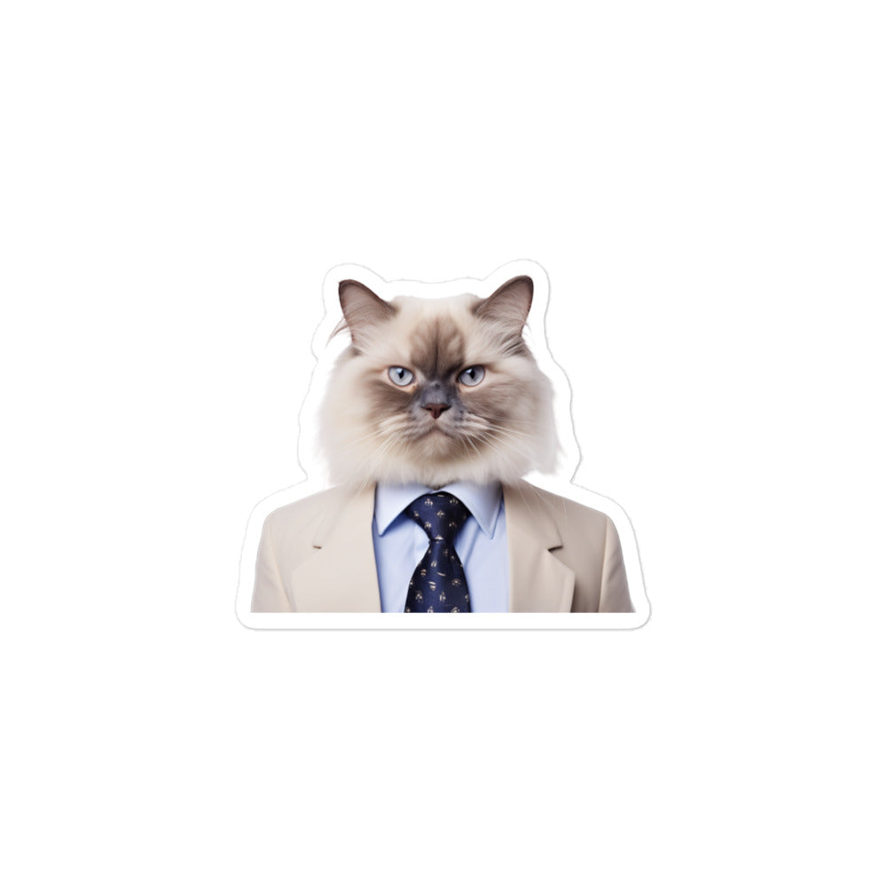 Birman Sales Consultant Sticker - Stickerfy.ai