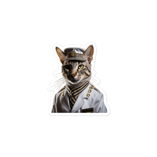 Egyptian Mau Transit Operator Sticker - Stickerfy.ai