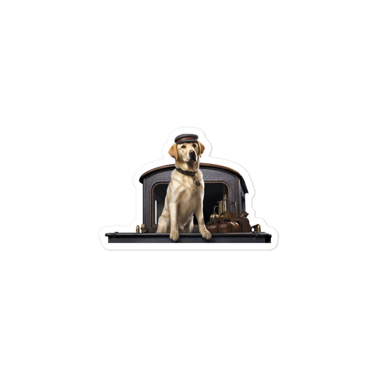 Labrador Retriever Transit Operator Sticker - Stickerfy.ai