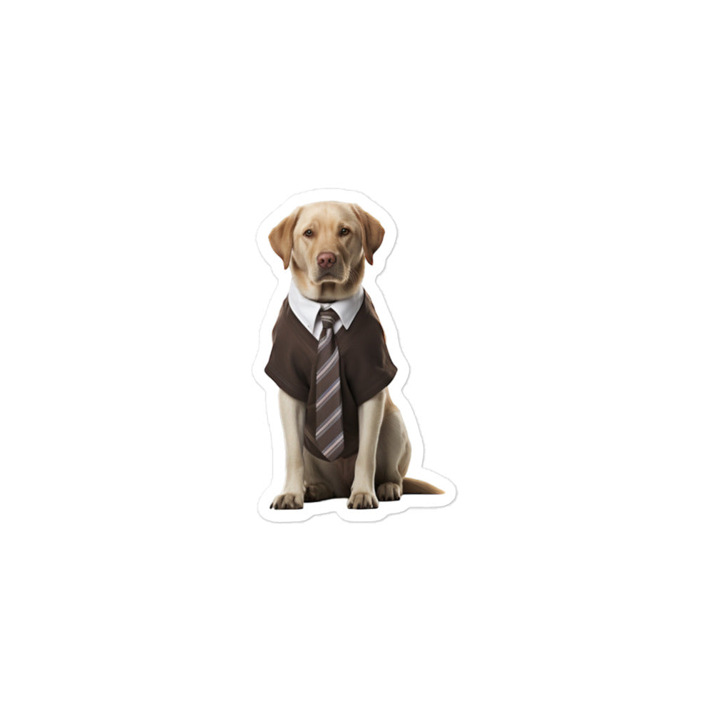 Labrador Retriever Sales Consultant Sticker - Stickerfy.ai