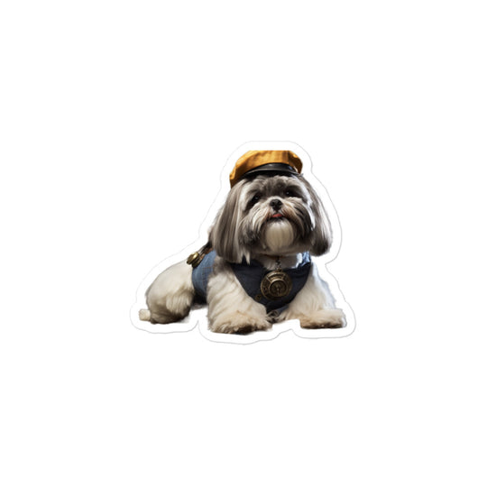 Shih Tzu Transit Operator Sticker - Stickerfy.ai