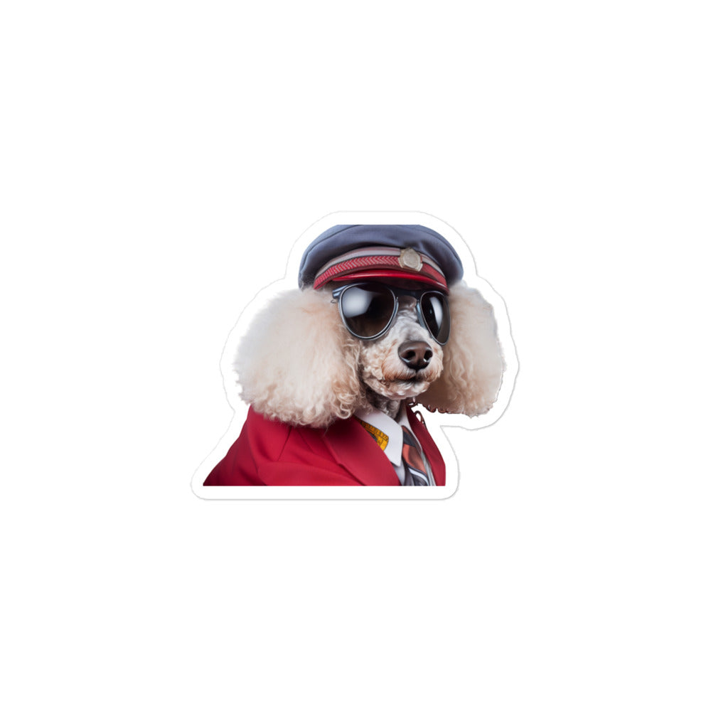 Poodle Transit Operator Sticker - Stickerfy.ai