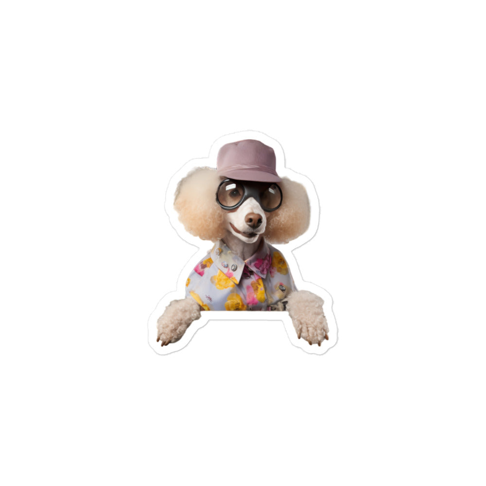 Poodle Transit Operator Sticker - Stickerfy.ai