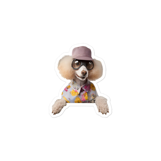 Poodle Transit Operator Sticker - Stickerfy.ai