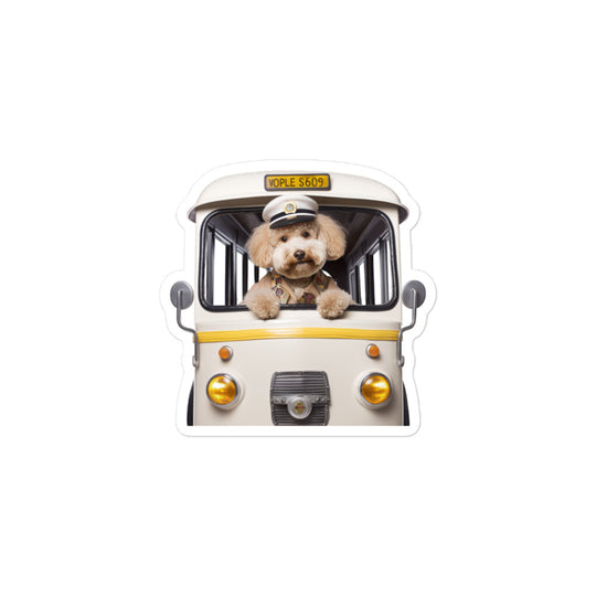 Poodle Transit Operator Sticker - Stickerfy.ai