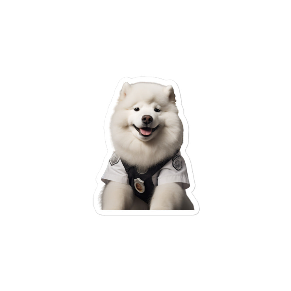 Samoyed Transit Operator Sticker - Stickerfy.ai