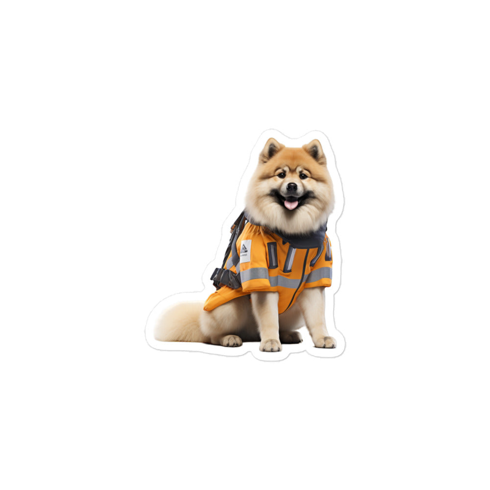 Akita Transit Operator Sticker - Stickerfy.ai