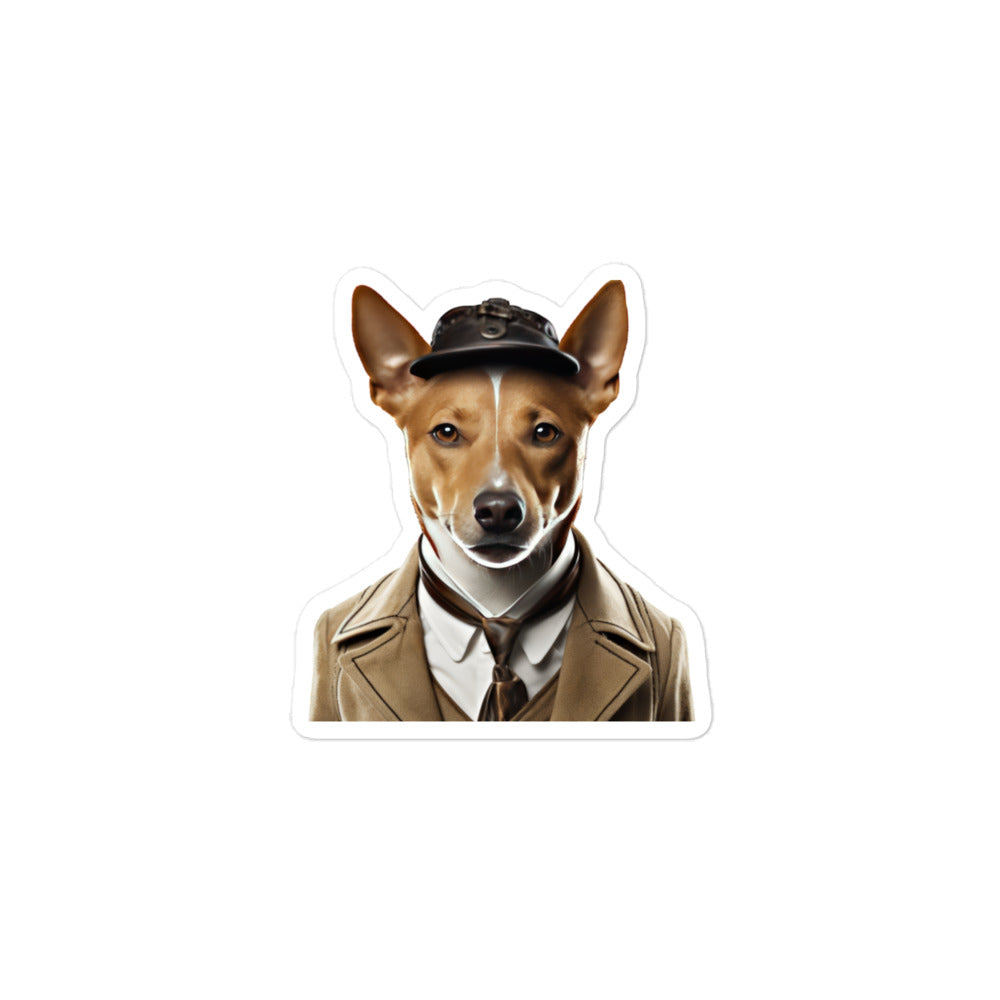 Basenji Transit Operator Sticker - Stickerfy.ai
