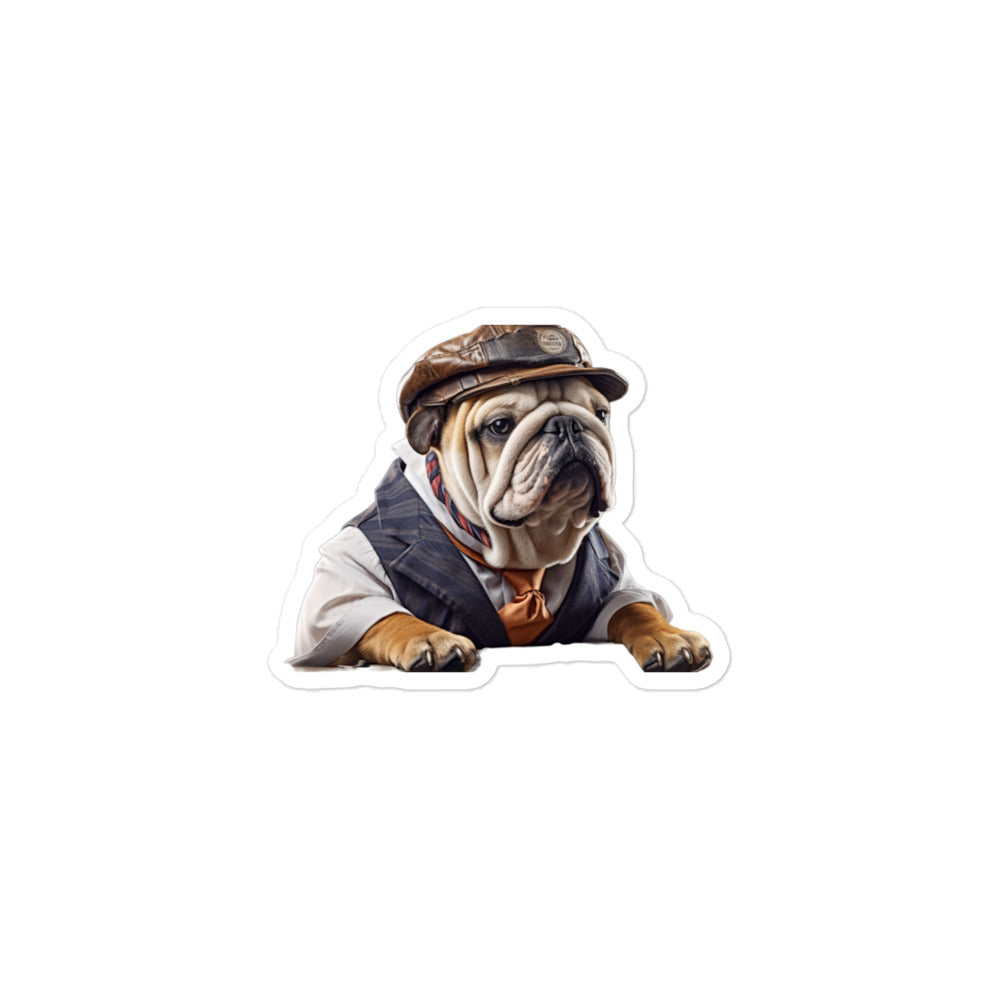 Bulldog Transit Operator Sticker - Stickerfy.ai