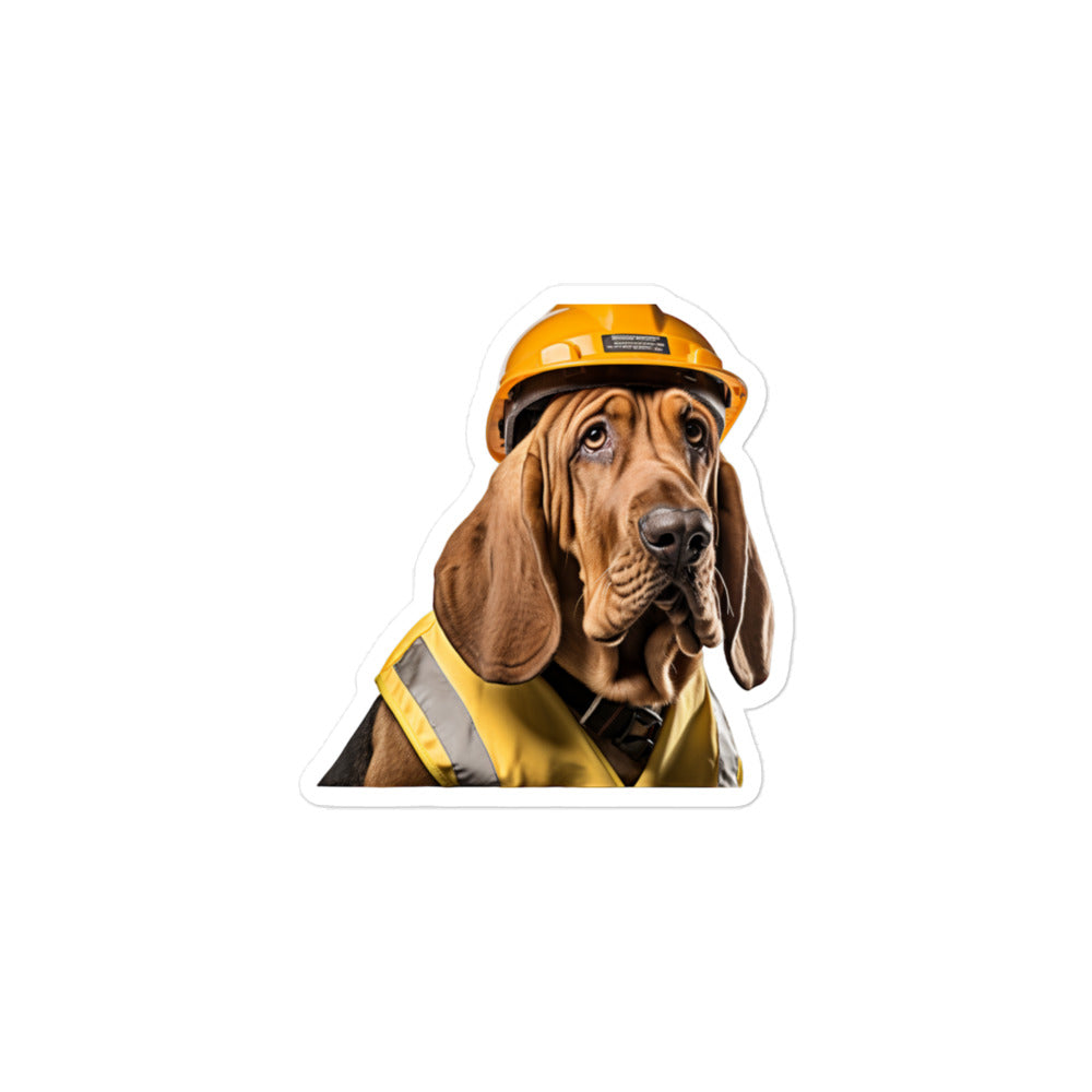 Bloodhound Transit Operator Sticker - Stickerfy.ai