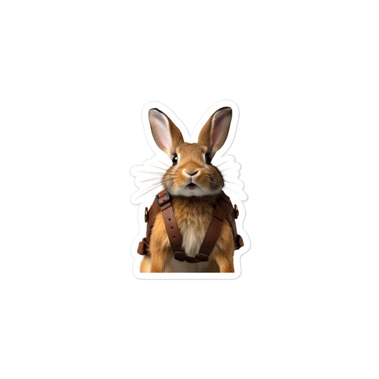 American Contractor Bunny Sticker - Stickerfy.ai