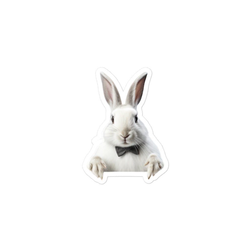 Beveren Persuasive Sales Bunny Sticker - Stickerfy.ai