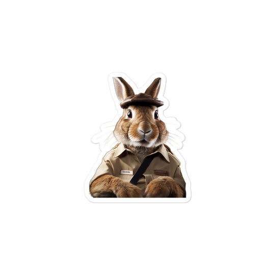 Californian Transit Operator Bunny Sticker - Stickerfy.ai