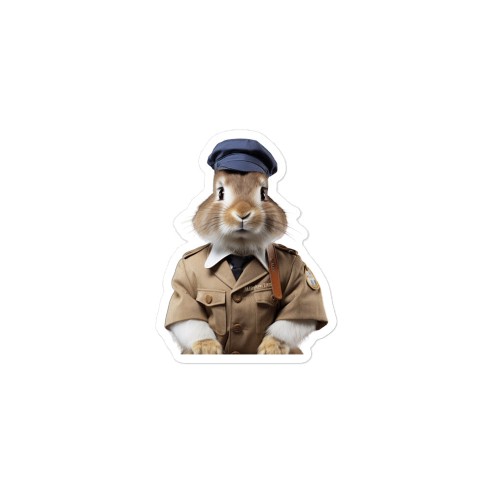 Dutch Transit Operator Bunny Sticker - Stickerfy.ai