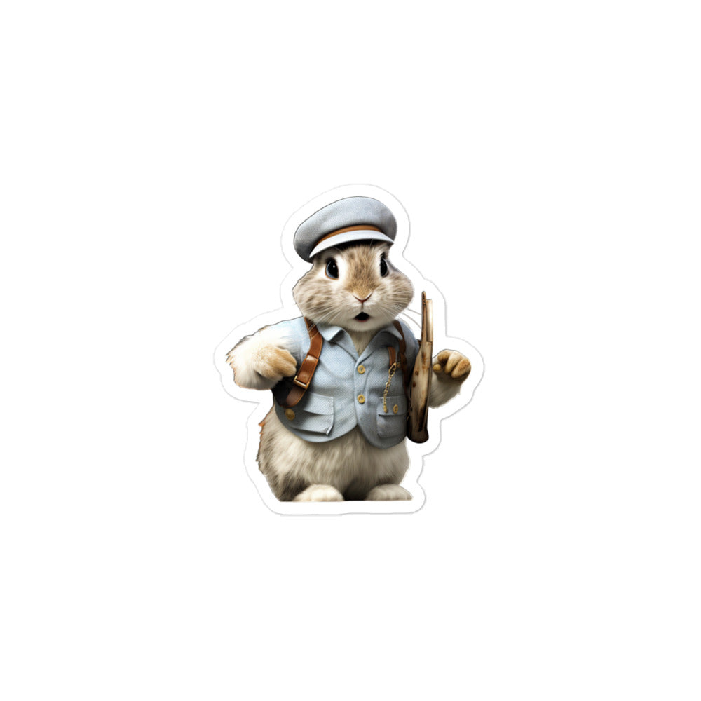 Himalayan Transit Operator Bunny Sticker - Stickerfy.ai