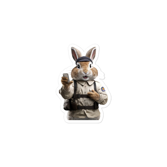 Himalayan Transit Operator Bunny Sticker - Stickerfy.ai