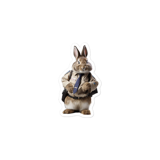 Himalayan Transit Operator Bunny Sticker - Stickerfy.ai