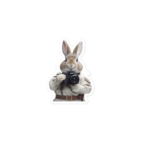 Mini Rex Security Officer Bunny Sticker - Stickerfy.ai