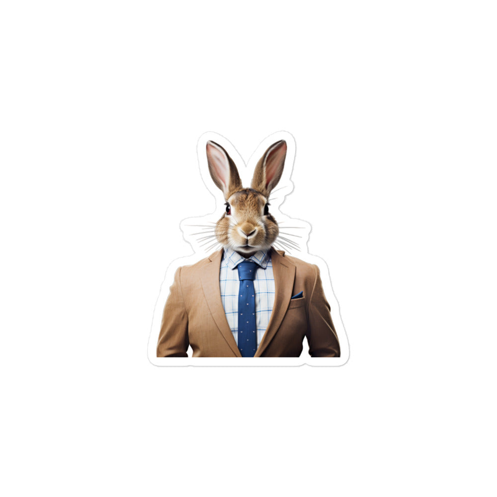 Rhinelander Persuasive Sales Bunny Sticker - Stickerfy.ai