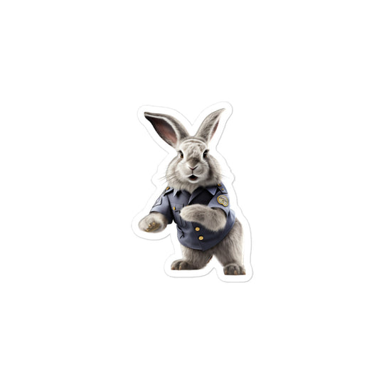 Silver Fox Transit Operator Bunny Sticker - Stickerfy.ai
