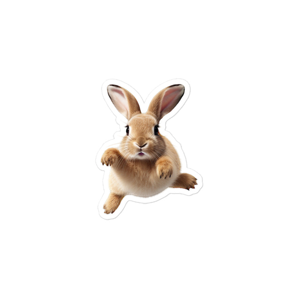 American Bunny Sticker - Stickerfy.ai