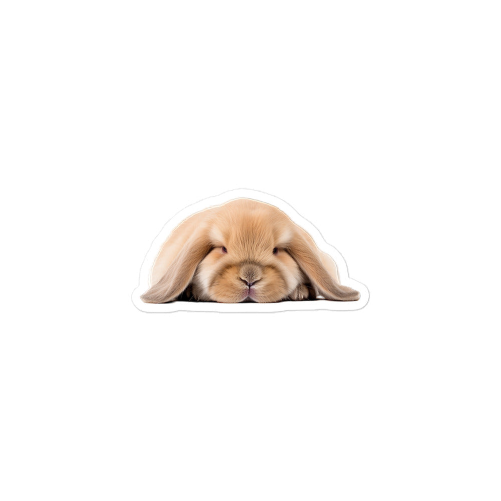 Holland Lop Bunny Sticker - Stickerfy.ai