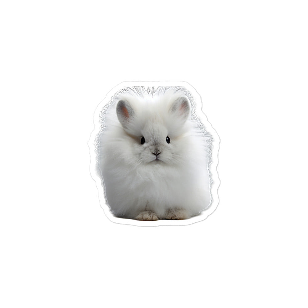 Jersey Wooly Bunny Sticker - Stickerfy.ai