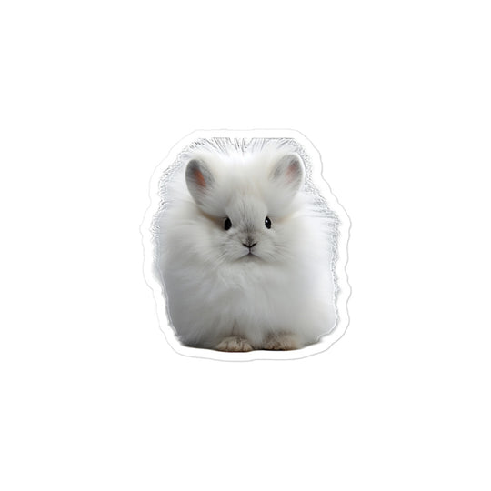 Jersey Wooly Bunny Sticker - Stickerfy.ai