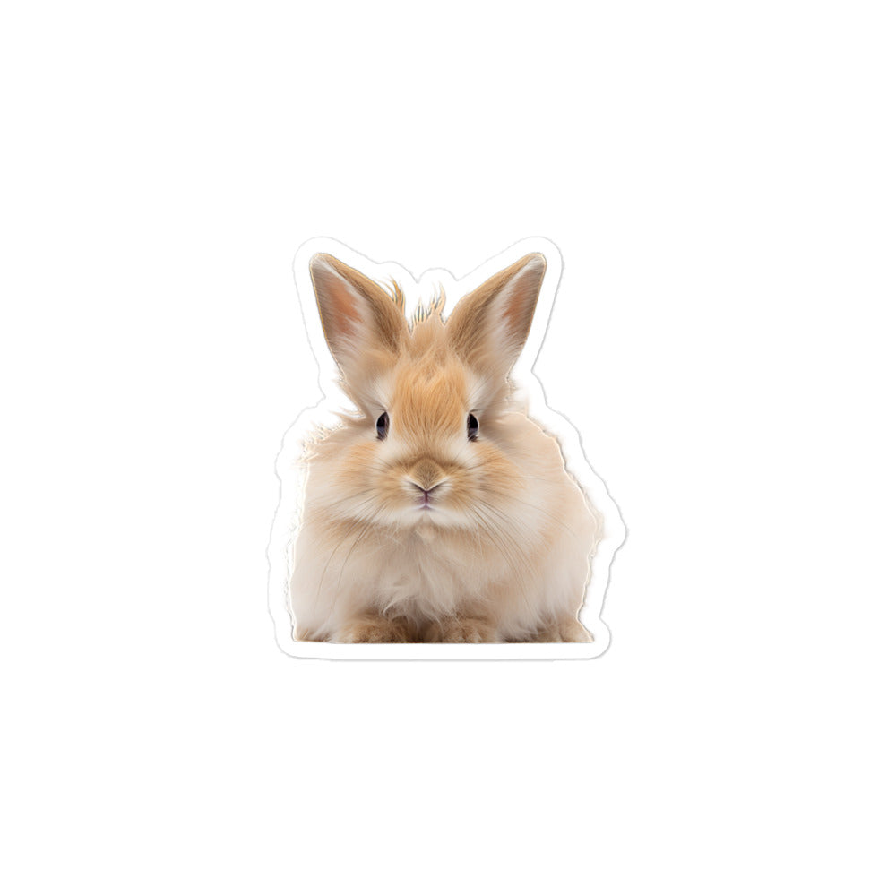 Lionhead Bunny Sticker - Stickerfy.ai