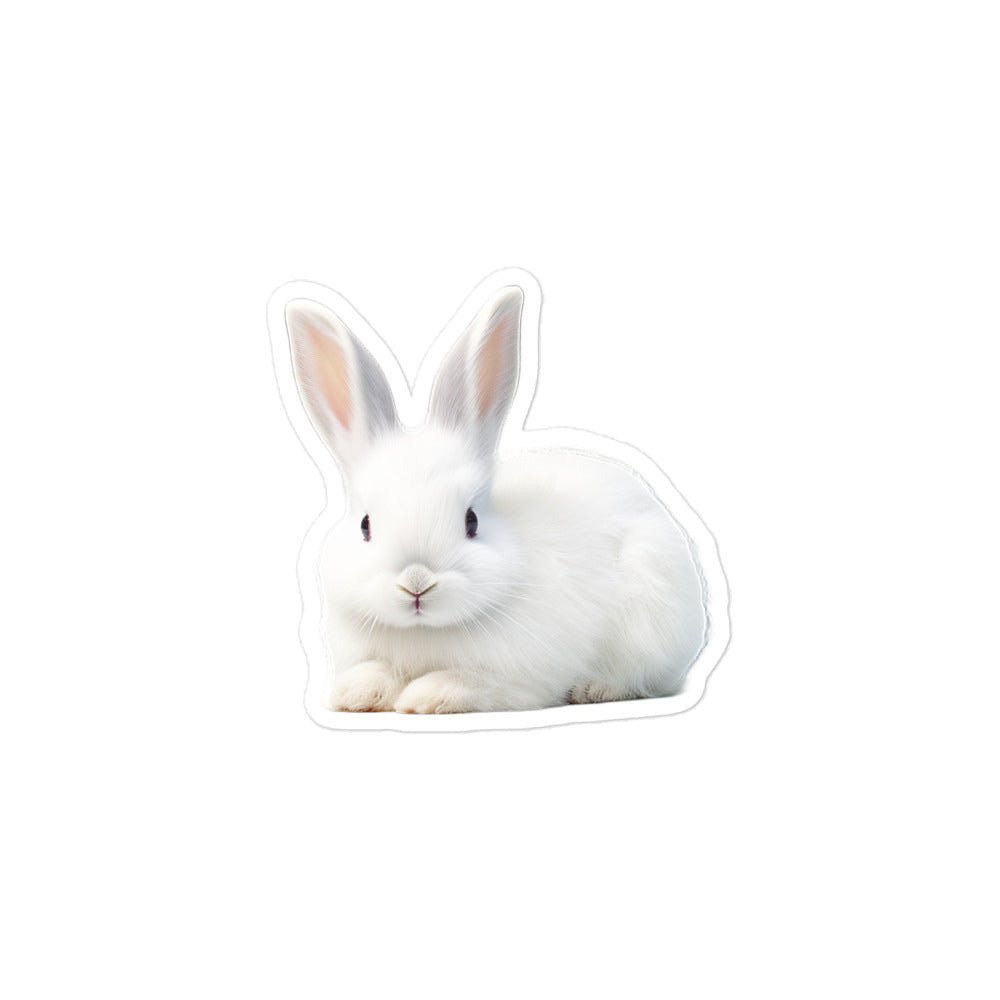 Mini Satin Bunny Sticker - Stickerfy.ai