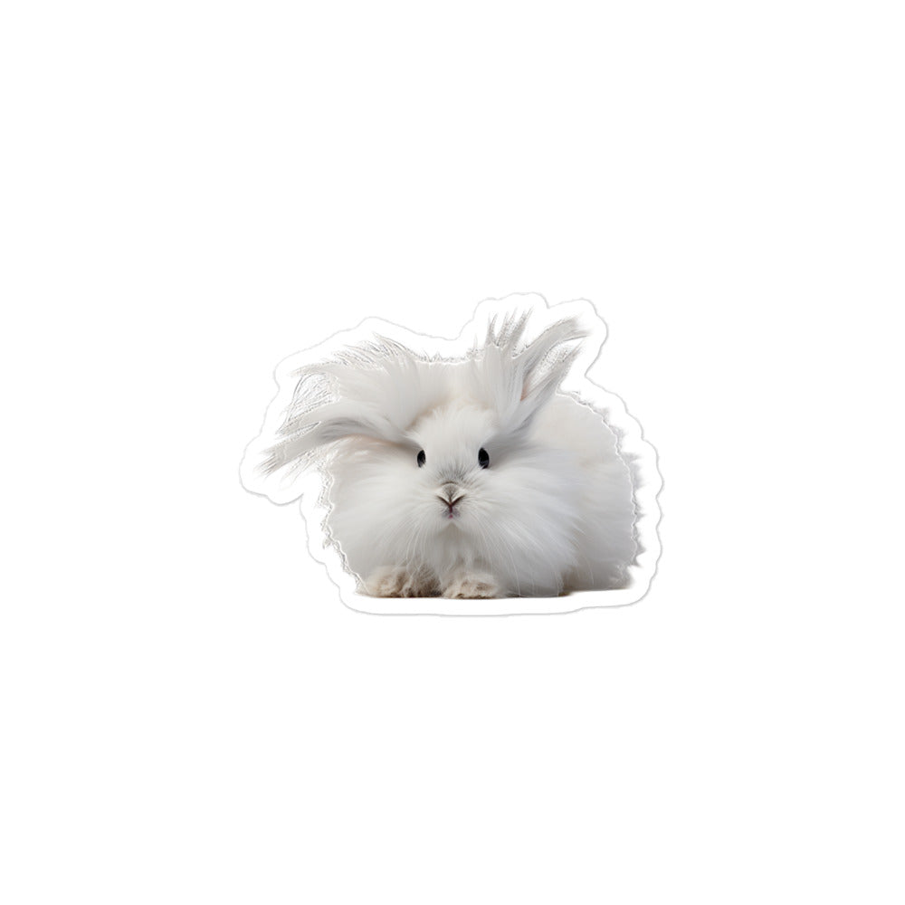 Jersey Wooly Bunny Sticker - Stickerfy.ai