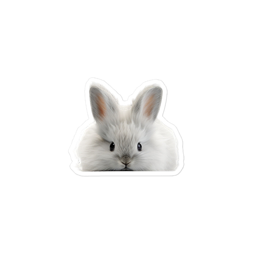 Jersey Wooly Bunny Sticker - Stickerfy.ai