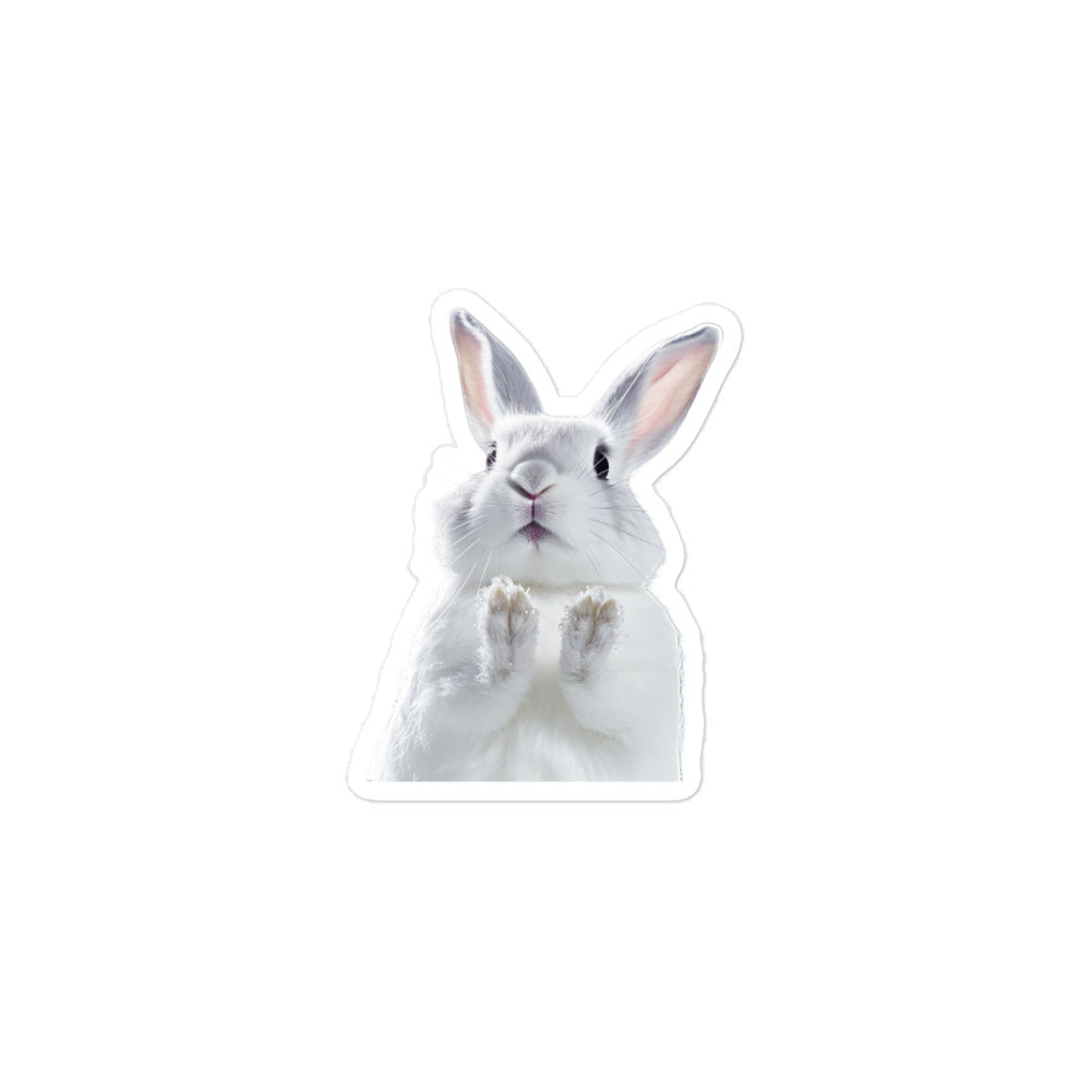 English Spot Bunny Sticker - Stickerfy.ai