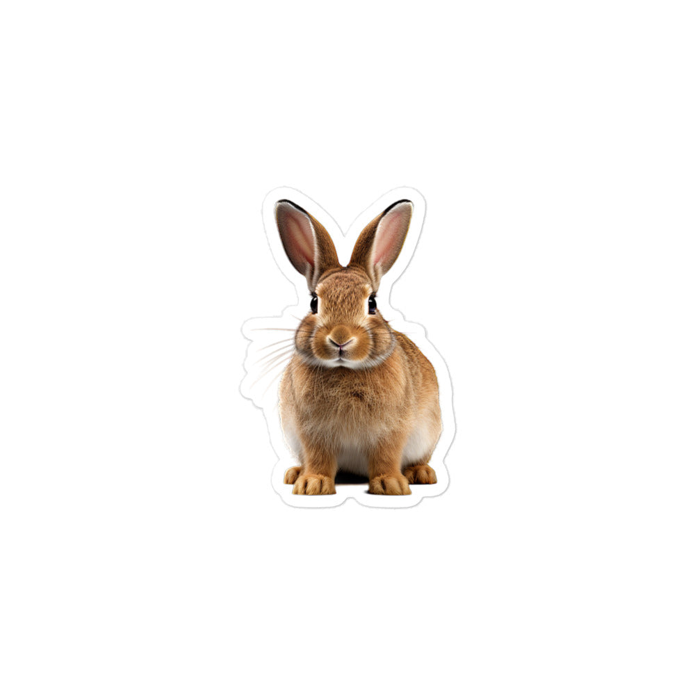English Spot Bunny Sticker - Stickerfy.ai