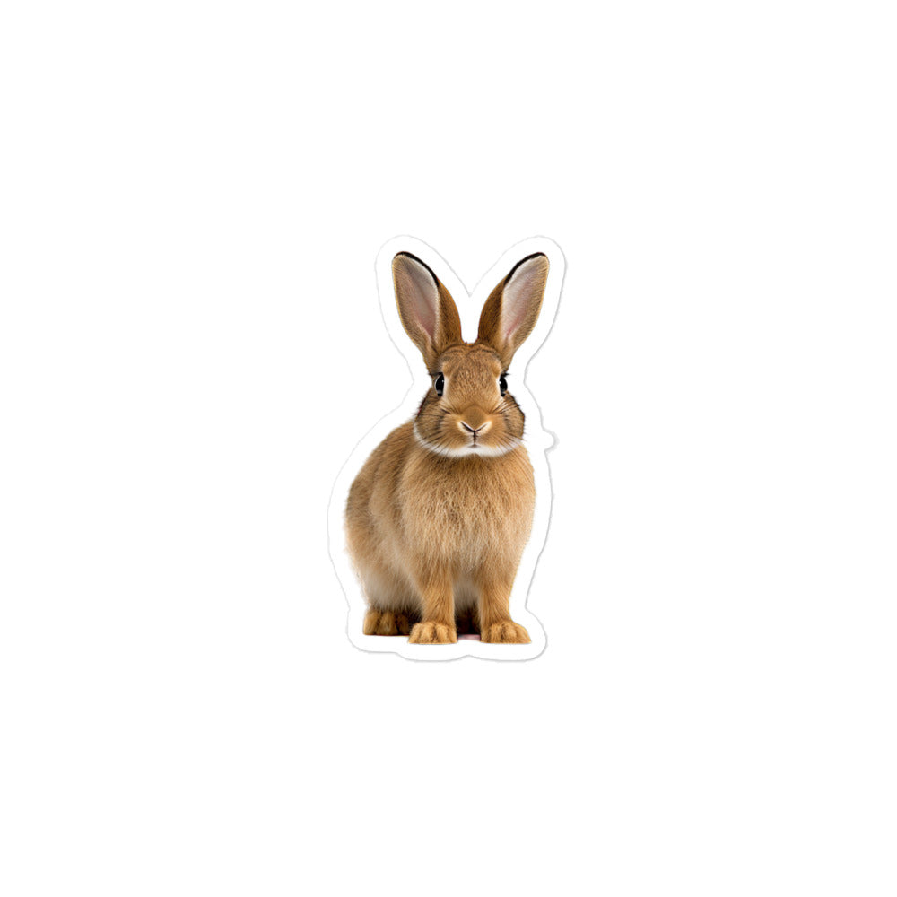 Tan Bunny Sticker - Stickerfy.ai