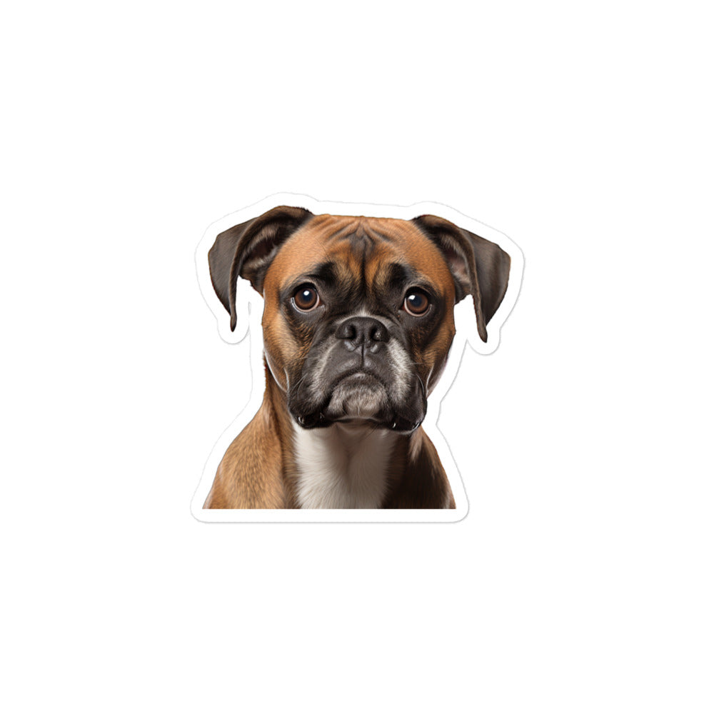 Boxer Sticker - Stickerfy.ai