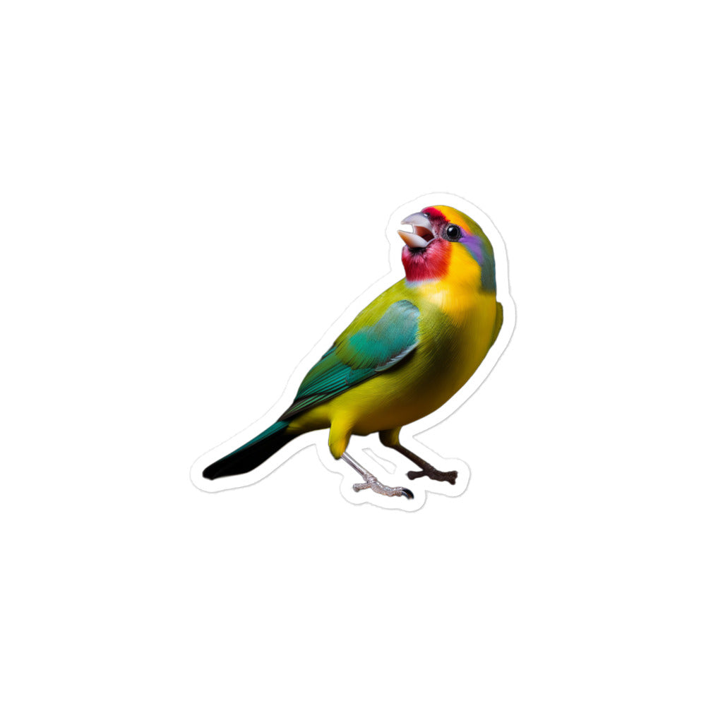 Gouldian Finch Sticker - Stickerfy.ai