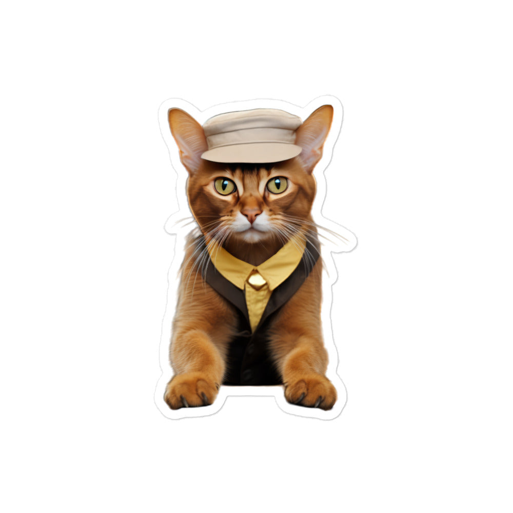 Abyssinian Transit Operator Sticker - Stickerfy.ai
