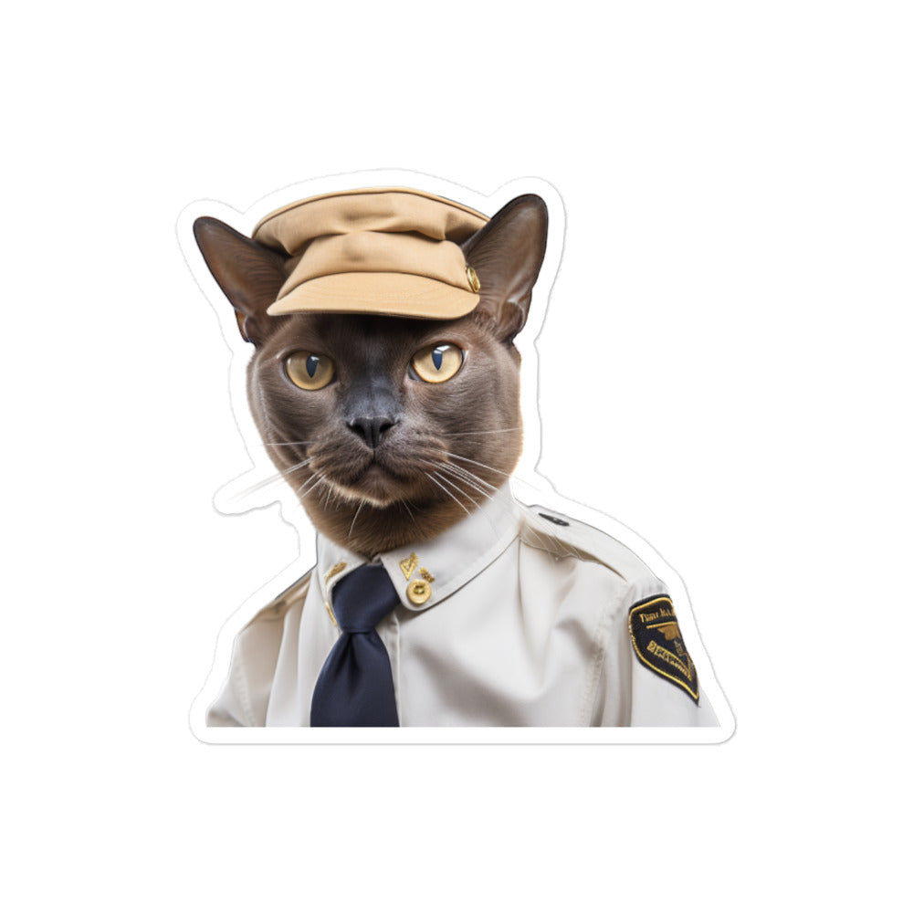 Burmese Transit Operator Sticker - Stickerfy.ai