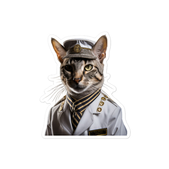 Egyptian Mau Transit Operator Sticker - Stickerfy.ai