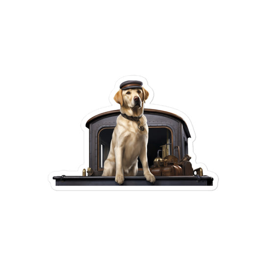 Labrador Retriever Transit Operator Sticker - Stickerfy.ai