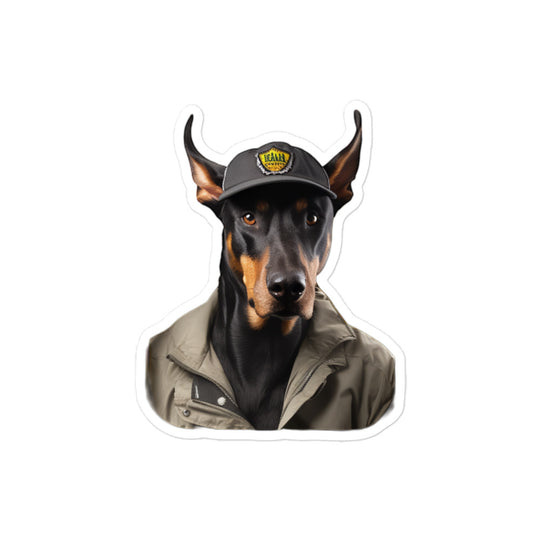 Doberman Transit Operator Sticker - Stickerfy.ai