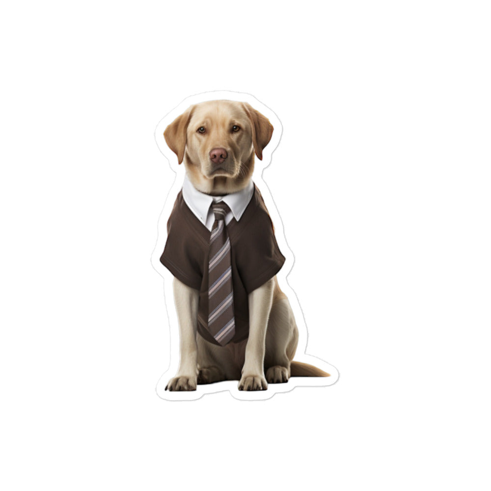 Labrador Retriever Sales Consultant Sticker - Stickerfy.ai