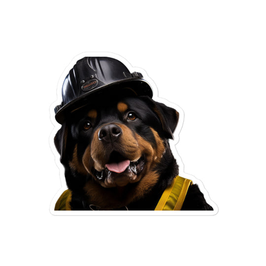 Rottweiler Transit Operator Sticker - Stickerfy.ai