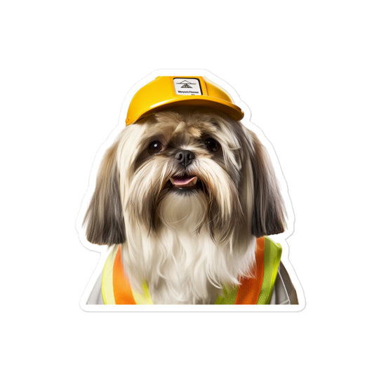 Shih Tzu Transit Operator Sticker - Stickerfy.ai