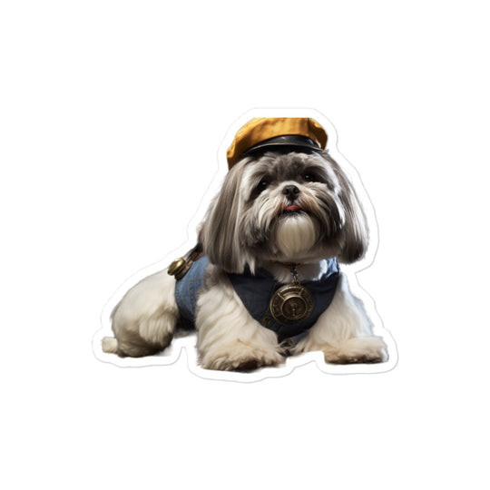 Shih Tzu Transit Operator Sticker - Stickerfy.ai