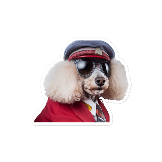 Poodle Transit Operator Sticker - Stickerfy.ai