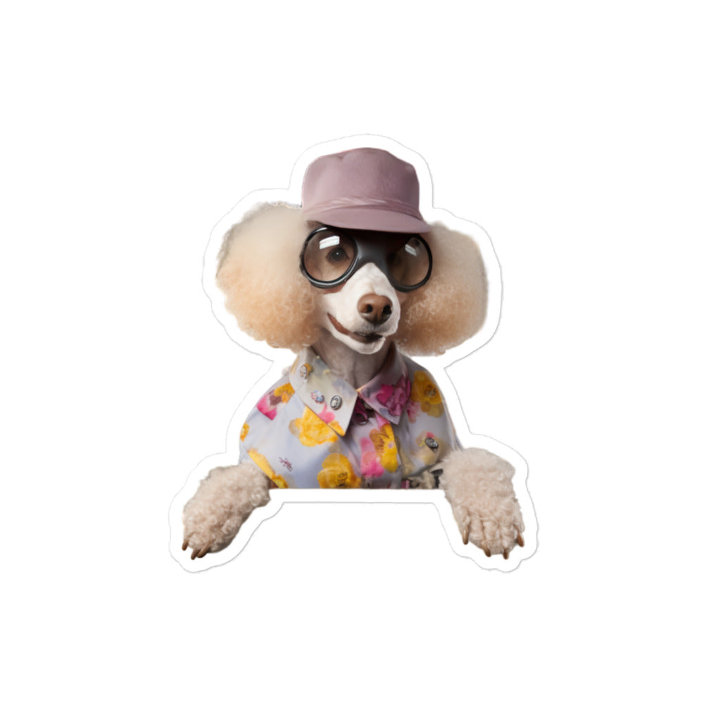 Poodle Transit Operator Sticker - Stickerfy.ai