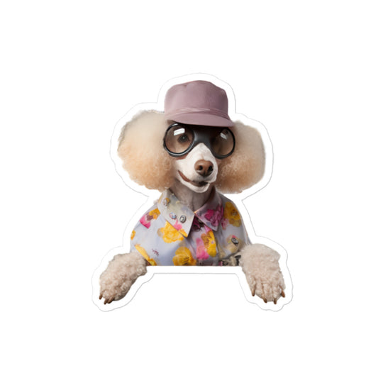 Poodle Transit Operator Sticker - Stickerfy.ai